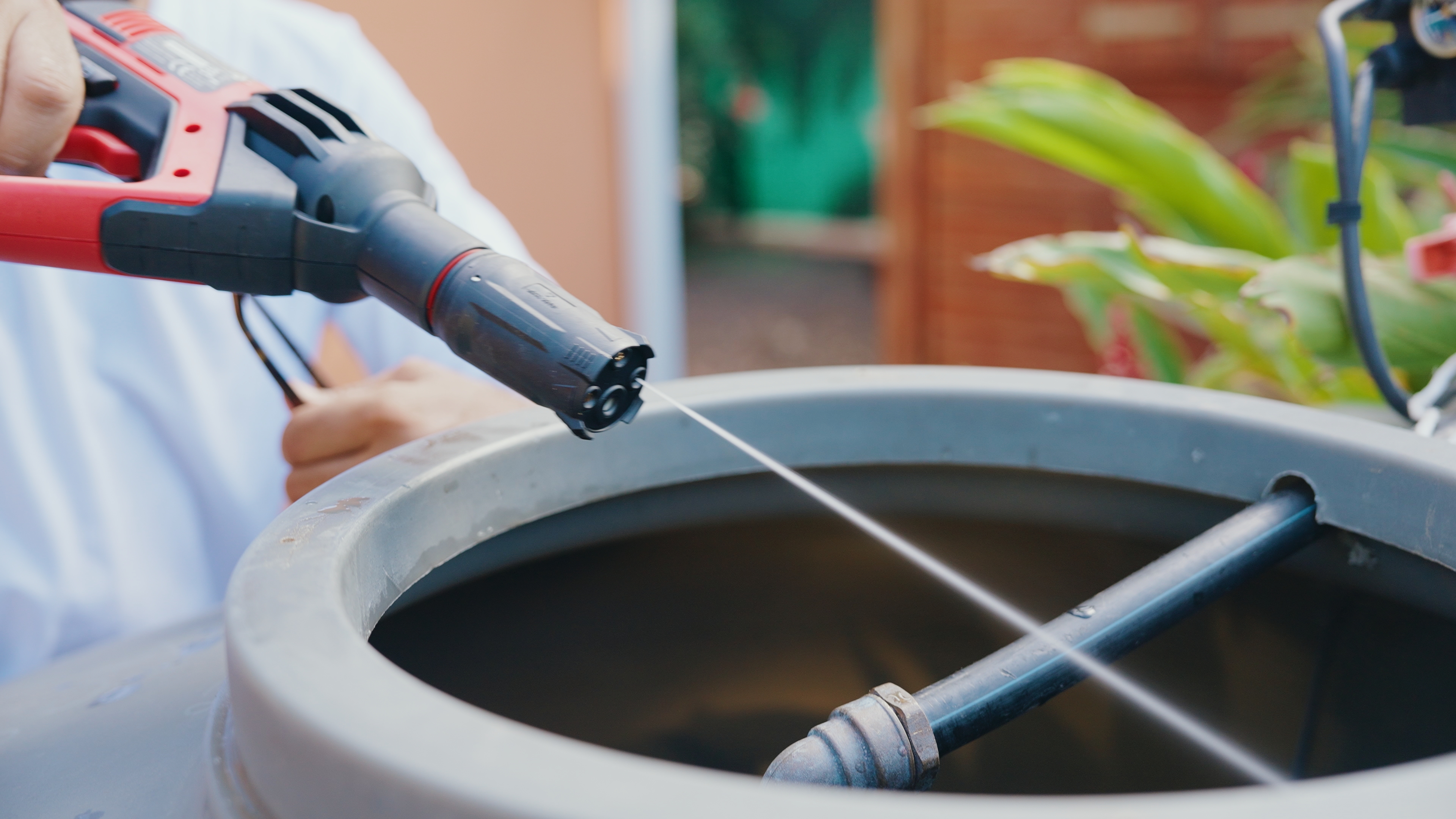 Nettoyage haute pression professionnel de citerne